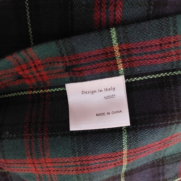 Adjustable Green and Blue Flannel - Picture 6 of 8
